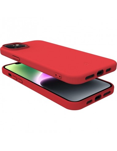 Celly CROMO Funda iPhone 15 Roja