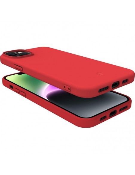 Celly CROMO Funda iPhone 15 Roja