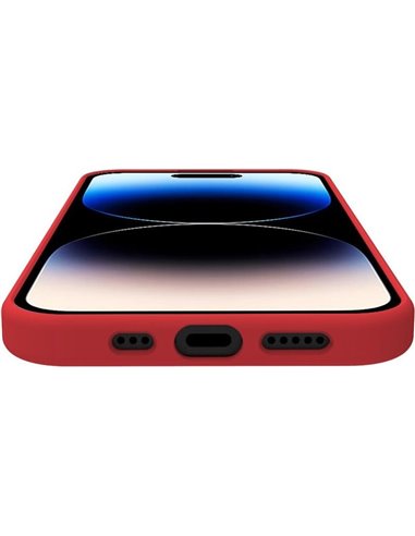 Celly CROMO Funda iPhone 15 Pro Roja