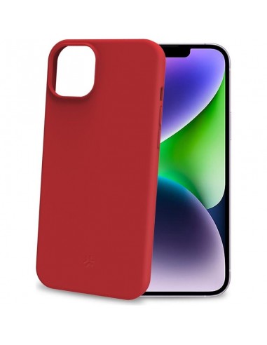 Celly CROMO Funda iPhone 15 Plus Roja