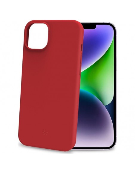 Celly CROMO Funda iPhone 15 Plus Roja