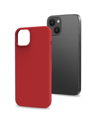Celly CROMO Funda iPhone 15 Plus Roja
