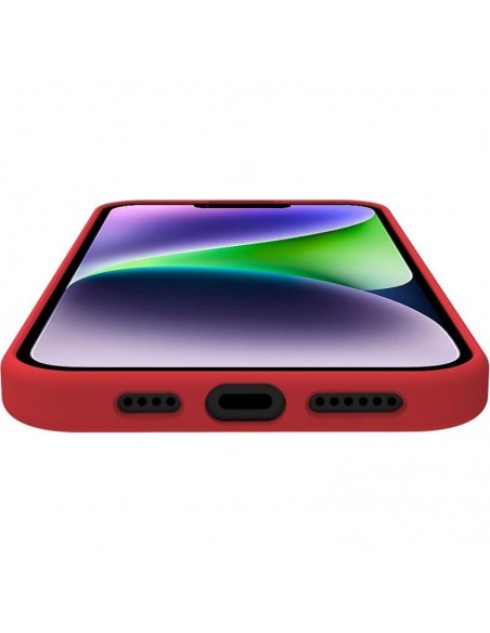 Celly CROMO Funda iPhone 15 Plus Roja