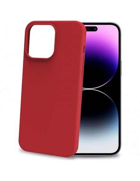 Celly CROMO Funda iPhone 15 Pro Max Roja