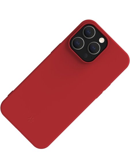 Celly CROMO Funda iPhone 15 Pro Max Roja