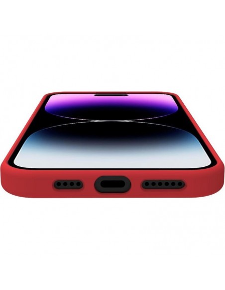 Celly CROMO Funda iPhone 15 Pro Max Roja