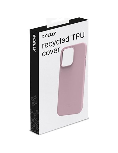 Celly PLANET Eco Funda iPhone 15 Pro Rosa