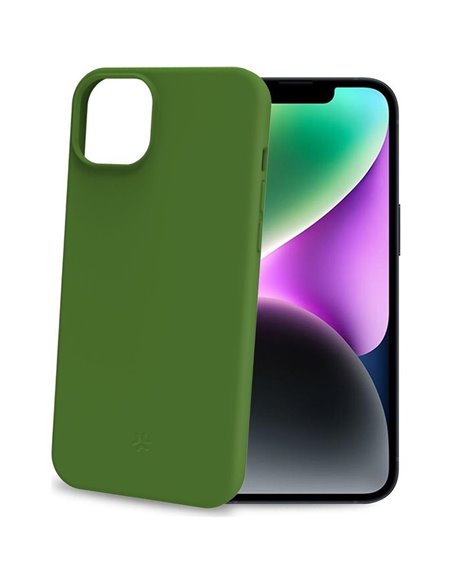Celly PLANET Eco Funda iPhone 15 Verde