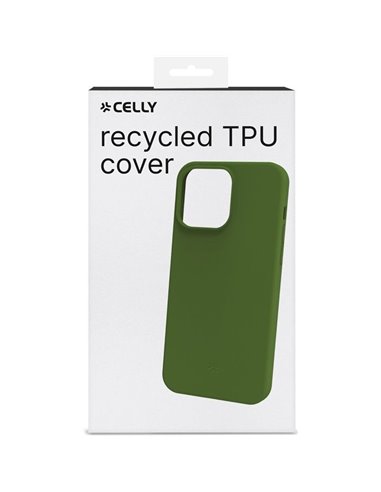 Celly PLANET Eco Funda iPhone 15 Verde