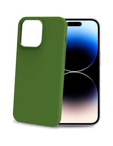 Celly PLANET Eco Funda iPhone 15 Pro Verde