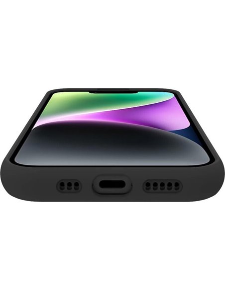 Celly ULTRAMAG Funda compatible con MagSafe iPhone 15 Negra