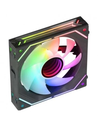 Mars Gaming MF-LINKFINITY PWM ARGB 120mm Ventilador Suplementario Negro