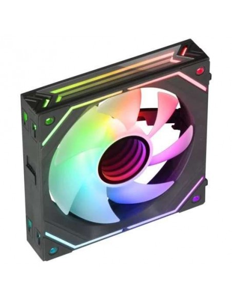 Mars Gaming MF-LINKFINITY PWM ARGB 120mm Ventilador Suplementario Negro