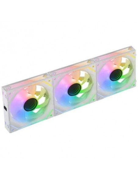 Mars Gaming MF-LINKFINITYKITW PWM ARGB 120mm Kit 3x Ventiladores Suplementarios Blancos