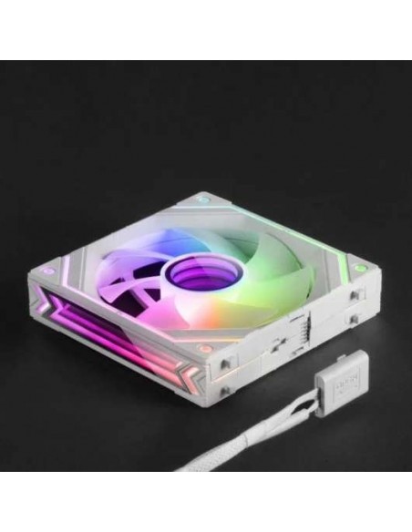 Mars Gaming MF-LINKFINITYKITW PWM ARGB 120mm Kit 3x Ventiladores Suplementarios Blancos