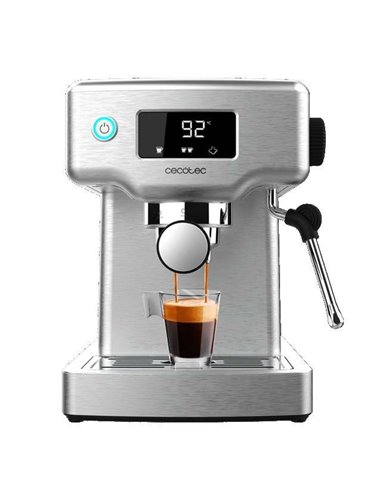 Cecotec Power Espresso 20 Barista Compact Cafetera barista con 20 bares, pantalla digital y thermoblock.
