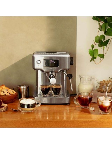 Cecotec Power Espresso 20 Barista Compact Cafetera barista con 20 bares, pantalla digital y thermoblock.