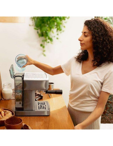 Cecotec Power Espresso 20 Barista Compact Cafetera barista con 20 bares, pantalla digital y thermoblock.