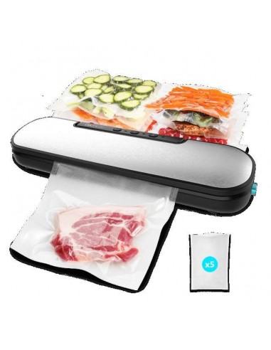 Cecotec SealVac Easy Magnetik Envasadora al Vacío de Alimentos 90W