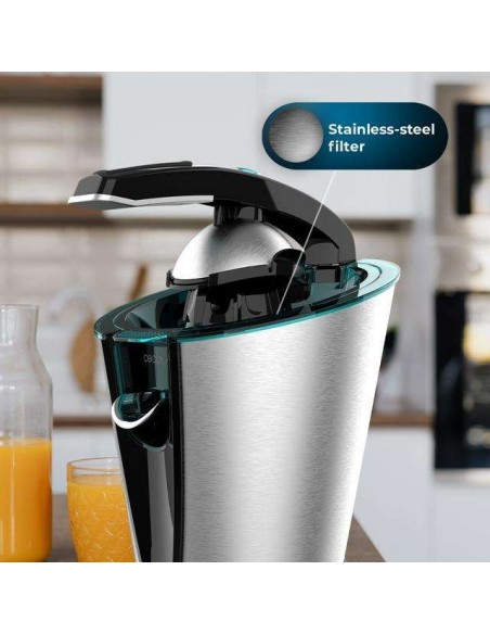 Cecotec EssentialVita Hyden 600 Steel Exprimidor Eléctrico Inox 600W