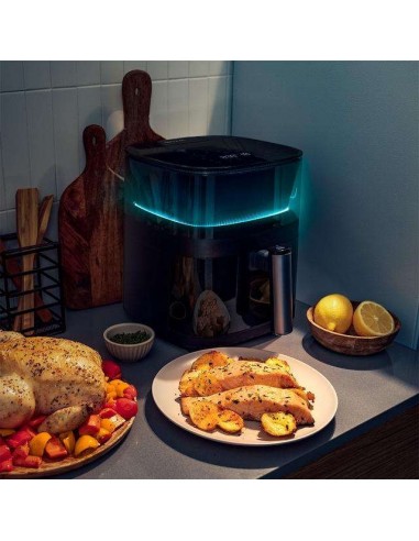 Cecotec Cecofry Neon 5000 Freidora de aire sin aceite 5L Negra