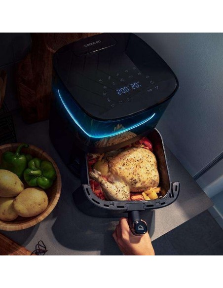 Cecotec Cecofry Neon 5000 Freidora de aire sin aceite 5L Negra
