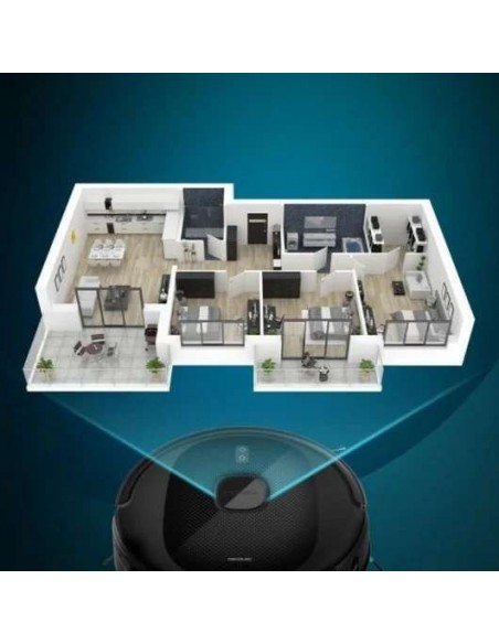 Cecotec Conga 7490 Immortal Home Genesis Robot Aspirador + Estación de Vaciado Automático