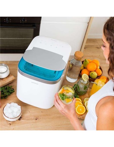 Cecotec Chillin' Ice 1500 Máquina de hacer hielo 15 kg día y 150W.