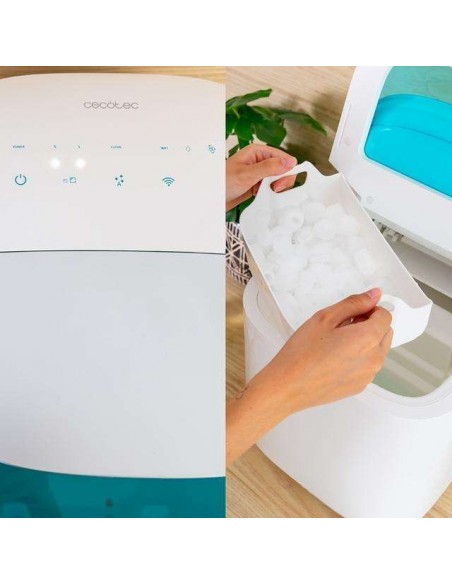 Cecotec Chillin' Ice 1500 Máquina de hacer hielo 15 kg día y 150W.