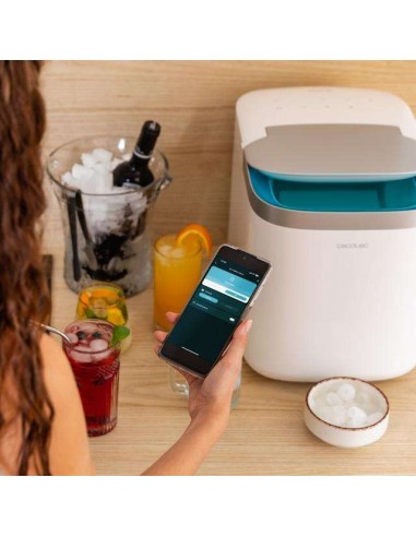 Cecotec Chillin' Ice 1500 Máquina de hacer hielo 15 kg día y 150W.
