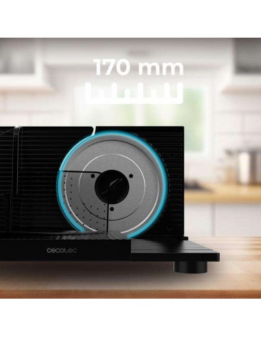 Cecotec Rock’nCut Shuriken Cortafiambres Plegable 150W con Disco de 170mm y Ajuste 0-15mm