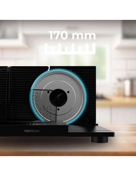 Cecotec Rock’nCut Shuriken Cortafiambres Plegable 150W con Disco de 170mm y Ajuste 0-15mm