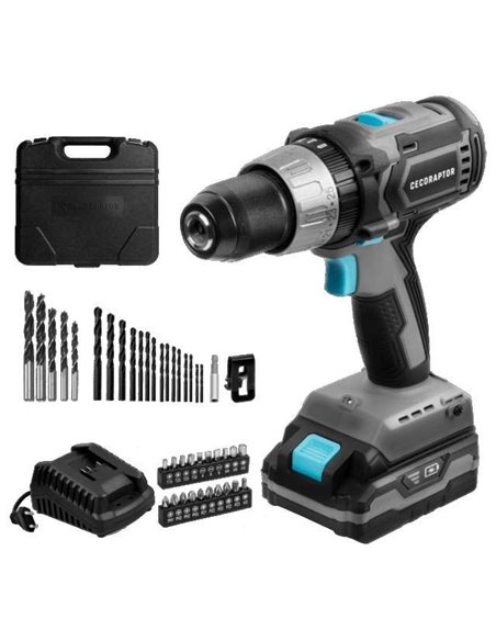 Cecotec CecoRaptor Perfect Drill 2020 X-Treme. Taladro Atornillador, Perforador y Percutor.