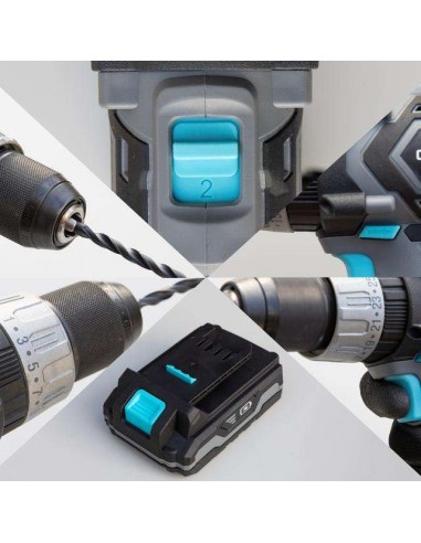 Cecotec CecoRaptor Perfect Drill 2020 X-Treme. Taladro Atornillador, Perforador y Percutor.