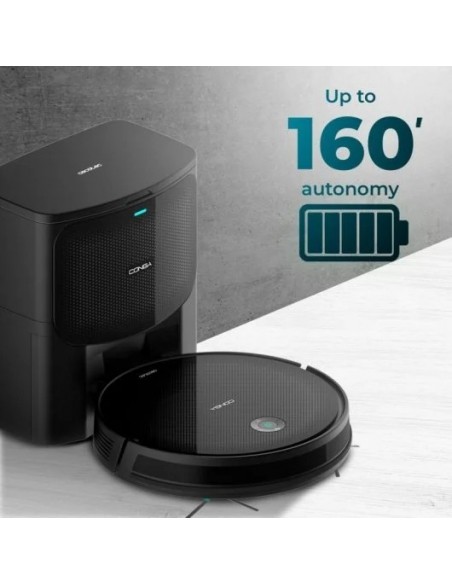 Cecotec Conga 2499 Ultra Home Titanium Robot Aspirador con Base de Autovaciado