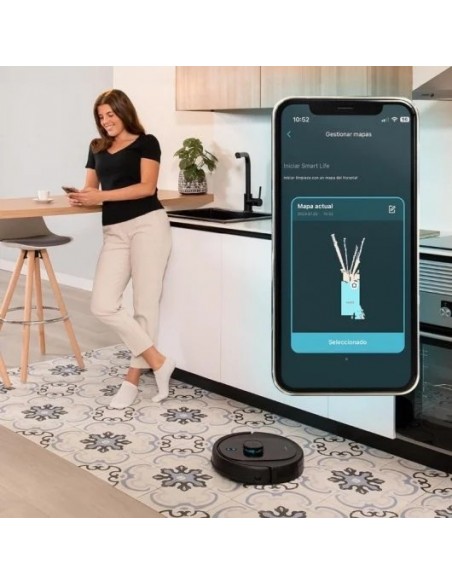 Cecotec Conga 8290 Immortal Ultra Power Home X-Treme Robot Aspirador + Estación de Autovaciado