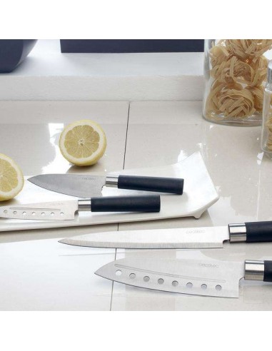 Cecotec Cuchillos Santoku Set de 4 cuchillos profesionales.