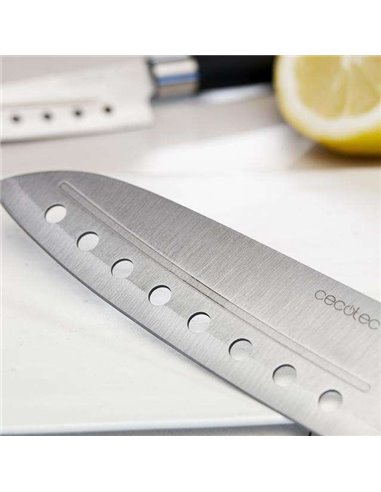 Cecotec Cuchillos Santoku Set de 4 cuchillos profesionales.
