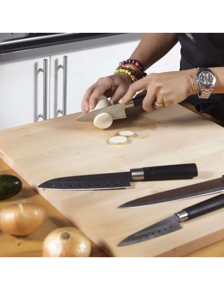 Cecotec Cuchillos Santoku Set de 4 cuchillos profesionales.