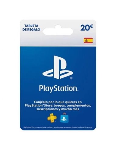 Sony Tarjeta Prepago Recarga Monedero de 20€ para PlayStation Store