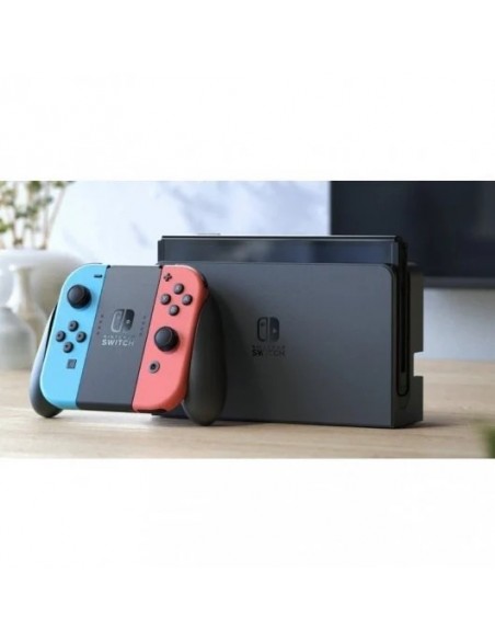 Nintendo Switch OLED Azul Neón/Rojo Neón + Mario Kart 8 Digital + Nintendo Switch Online 3 Meses