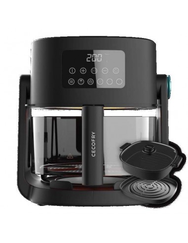Cecotec Cecofry Flip&Grill 4500 Freidora de Aire Reversible 3 en 1 4.5L 1500W