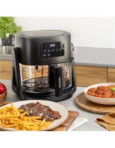 Cecotec Cecofry Flip&Grill 4500 Freidora de Aire Reversible 3 en 1 4.5L 1500W
