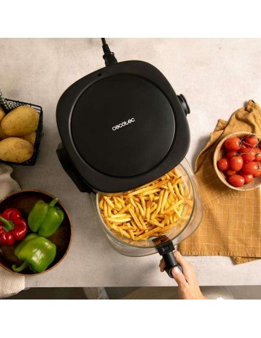 Cecotec Cecofry Flip&Grill 4500 Freidora de Aire Reversible 3 en 1 4.5L 1500W