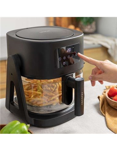 Cecotec Cecofry Flip&Grill 4500 Freidora de Aire Reversible 3 en 1 4.5L 1500W