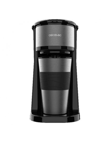 Cecotec Coffee 66 Drop & Go Cafetera de Goteo con Termo Portátil Acero Inoxidable