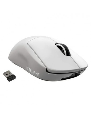 Logitech Pro X Superlight Ratón Gaming 25600DPI Blanco