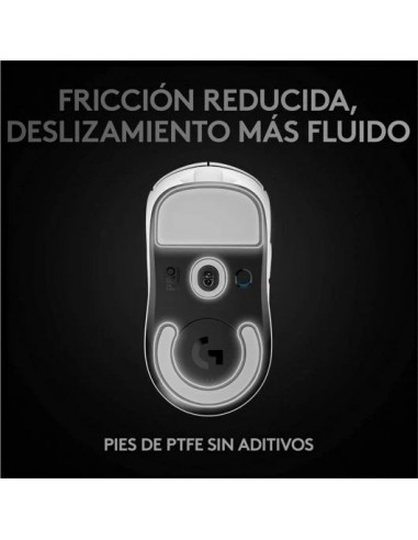 Logitech Pro X Superlight Ratón Gaming 25600DPI Blanco