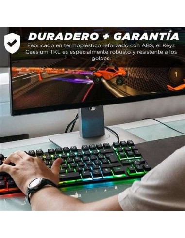 The G-Lab Keyz Caesium TKL Teclado Gaming USB