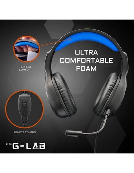 The G-Lab Korp Yttrium Auriculares Gaming Rojo